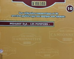 журнал Peugeot D3A "Les Pompiers" вып.10 серия -Nos Cheres Camionnetes- 