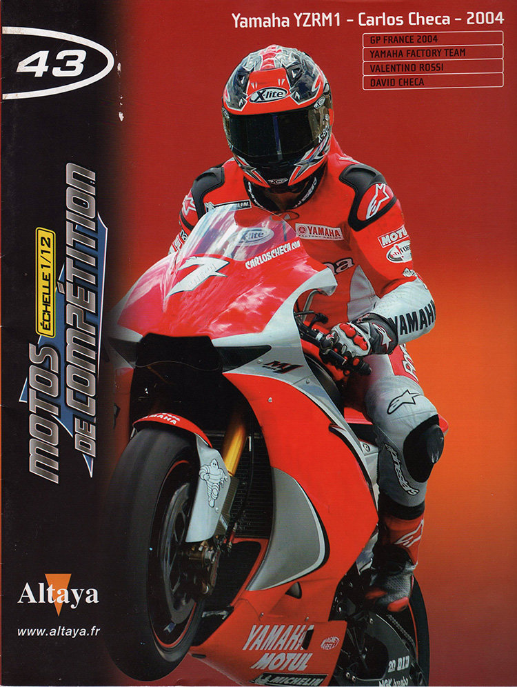 Журнал Yamaha YZRM1 -Carlos Checa- 2004 вып.43 (серия &quot;Motos de Competition&quot;) MDC043G