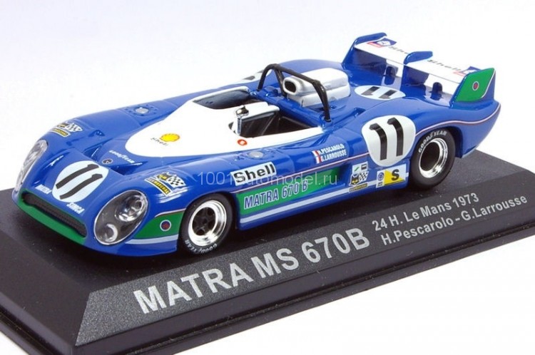 Minichamps 1/43 Matra MS 670B – Vainqueur Des 24H Du Mans 1973 – Modèle 430 731112 – Occasion