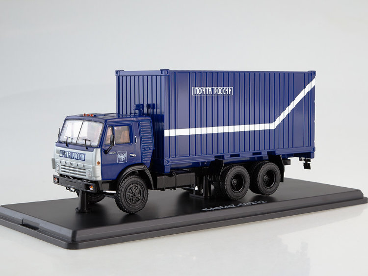 Камский грузовик-53212 с 20-футовым контейнером, Почта России SSM1282