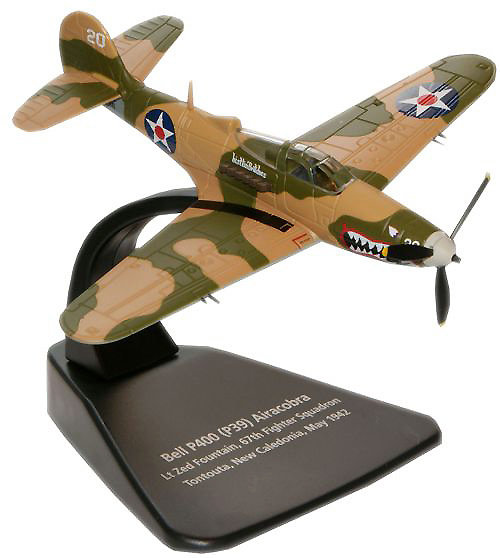 Bell P400 (P39) Airacobra, Lt. Zed Fountain, 67th Fighter Squadron, USAAF, Tontoula, New Caledonia, May 1942 AC033(k169)