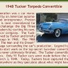 1948 Tucker Torpedo convertible top down - 1948 Tucker Torpedo convertible top down