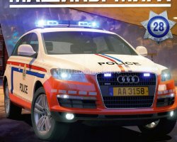 Audi Q7 - Полицейские Машины Мира - Полиция Люксембурга - выпуск №28 (комиссия)