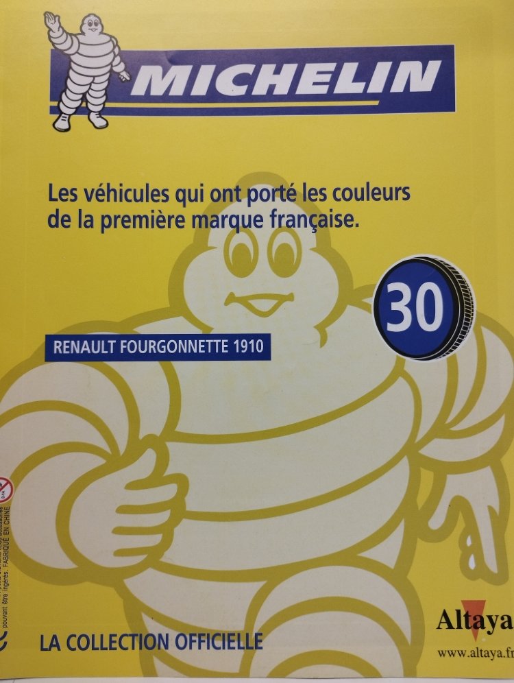 журнал Renault Fourgonnette (1910) вып.30 серия -Michelin- ALTmagazin-MIC30