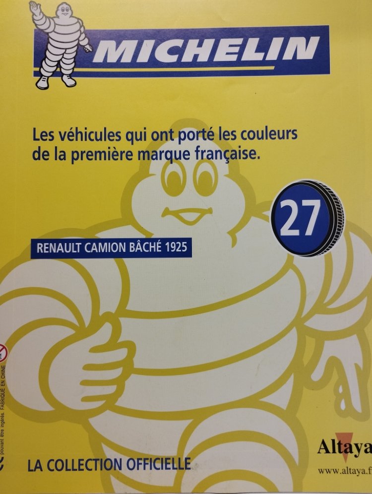 журнал Renault Camion Bache (1925) вып.27 серия -Michelin- ALTmagazin-MIC27