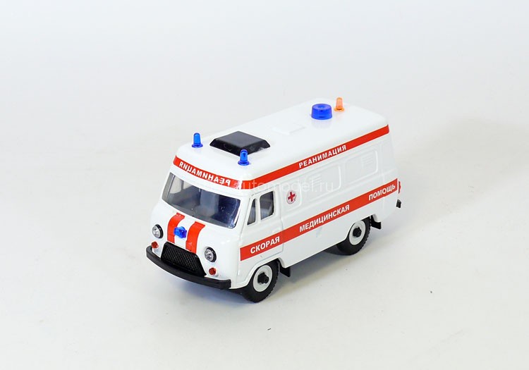 УАЗ-3962 -Реанимация- Скорая медицинская помощь (белая) TT061-7