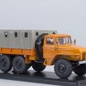 Уральский-375Д бортовой с тентом (оранжевый) - Уральский-375Д бортовой с тентом (оранжевый)