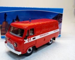 УАЗ-3741 пожарная охрана (белые бампера)
