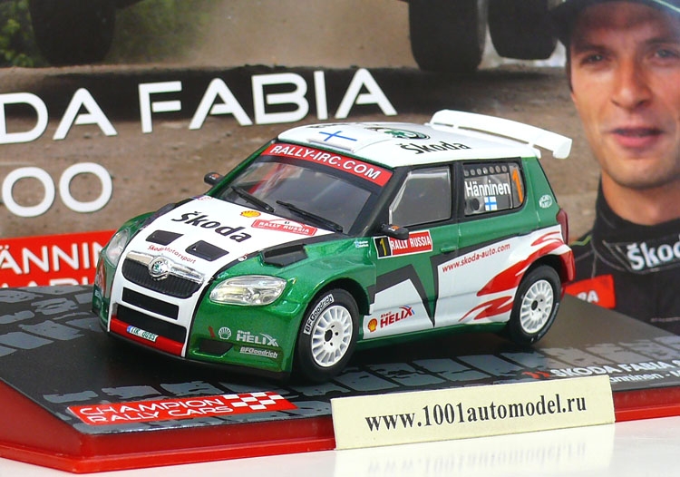 Skoda Fabia S2000 J.Hanninen - M.Markkula 2009 Rally Russia Производитель: IXOМасштаб: 1:43Артикул: CRC12Материал: металл