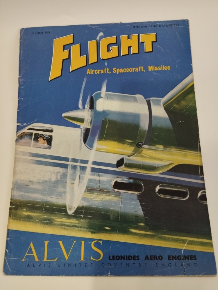 журнал &quot;Flight&quot; -June,1959 (раритет) mag-FLight06/59(k119)