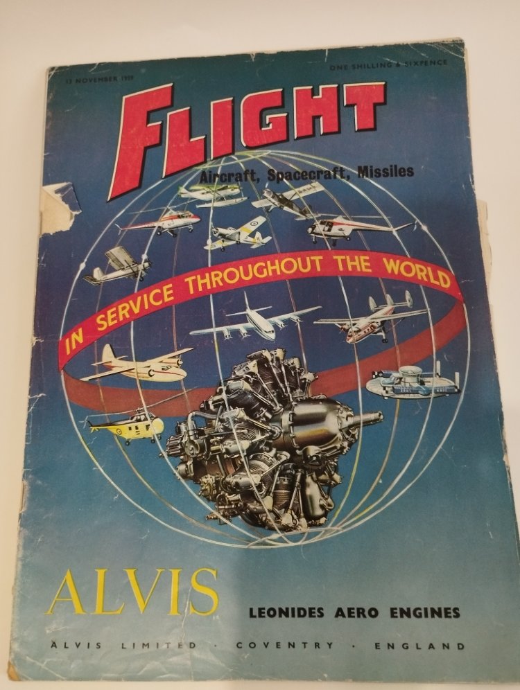 журнал &quot;Flight&quot; -November,1959 (раритет) mag-FLight11/59(k119)