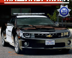 Chevrolet Camaro SS 2009- Полицейские Машины Мира - Полиция штата Техас, США - выпуск №30
