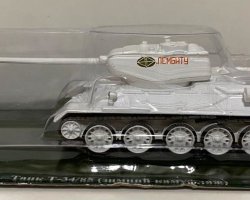 T-34-85 (зимний камуфляж) серия "Русские Танки" выпуск №63