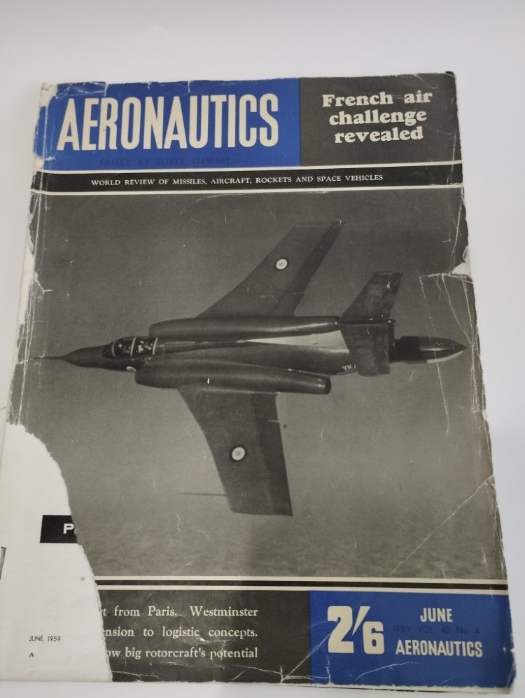 журнал &quot;Aeronautics&quot; -June,1959 Vol. 40 No. 4 (раритет) mag-AERON06/59(k119)