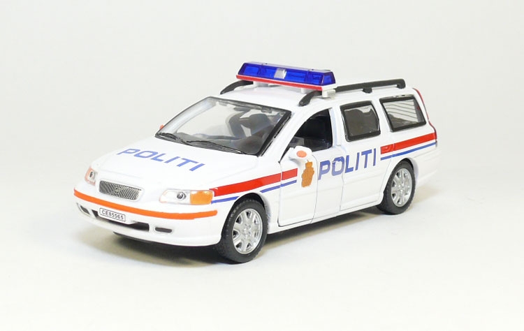 Volvo V70 Полиция Нидерланды 2002 Производитель: Hongvell
Коллекция:

Масштаб: 1:43

Артикул: car014
Материал: металл, упаковка - блистер, открываются передние двери