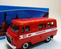 УАЗ-3962 пожарная охрана (белые бампера)