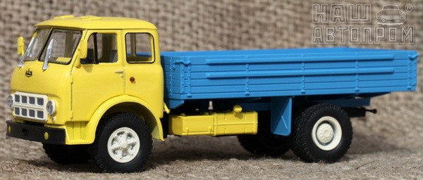 МАЗ-500А бортовой Автоэкспорт (желтый/голубой) H284yellow/blue