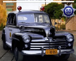 Ford Fordor 1947 - Полицейские Машины Мира - Полиция Сан-Диего, США - выпуск №50 (комиссия)
