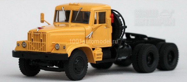 КРАЗ-258Б тягач 1969-77 гг. (желтый) H777yellow