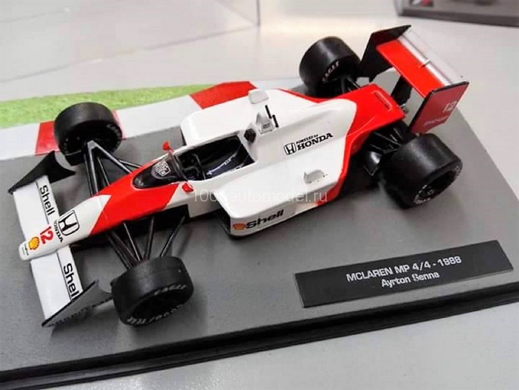McLaren MP4/4 - 1988 Ayrton Senna -серия &quot;Formula 1 Auto Collection&quot; (вып.1) cent-01