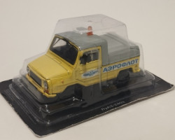 ЛУАЗ-2403 тягач контейнерных тележек -Аэрофлот- серия "Автомобиль на службе" вып.47 (комиссия)