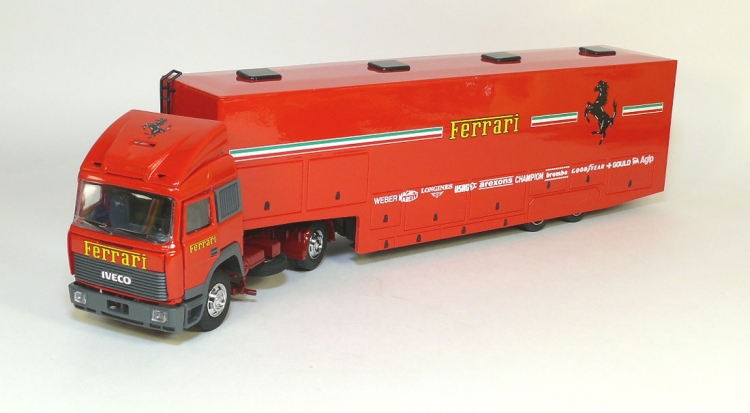 77000_bmk.jpg Iveco Turbostar trasporto Ferrari anni `80 Производитель: Old CarsМасштаб: 1:43Артикул: 77000Материал: металл