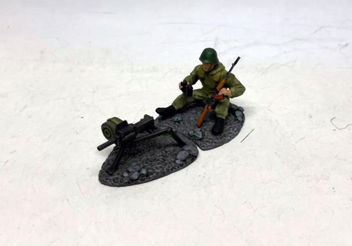 фигурка Советский боец (афганец) с биноклем + гранатомет AU037-10