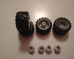 Комплект колес для Big Foot с суппортами (тормозными деталями) (комиссия)
