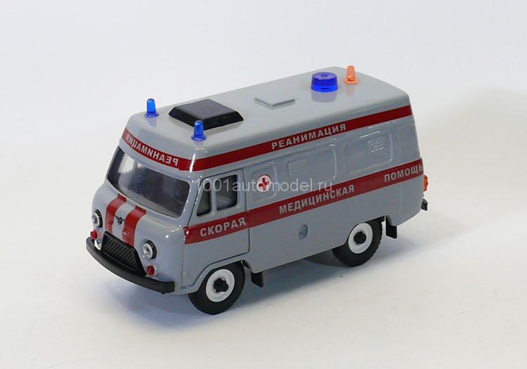 УАЗ-3962 -Реанимация- Скорая медицинская помощь (серая) TT068-6