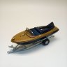 Classic American Speedboat with Trailer (комиссия) - Classic American Speedboat with Trailer (комиссия)