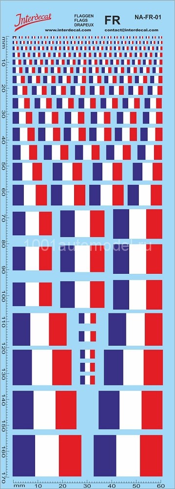 Декаль Flags France INT-NA-FR-01