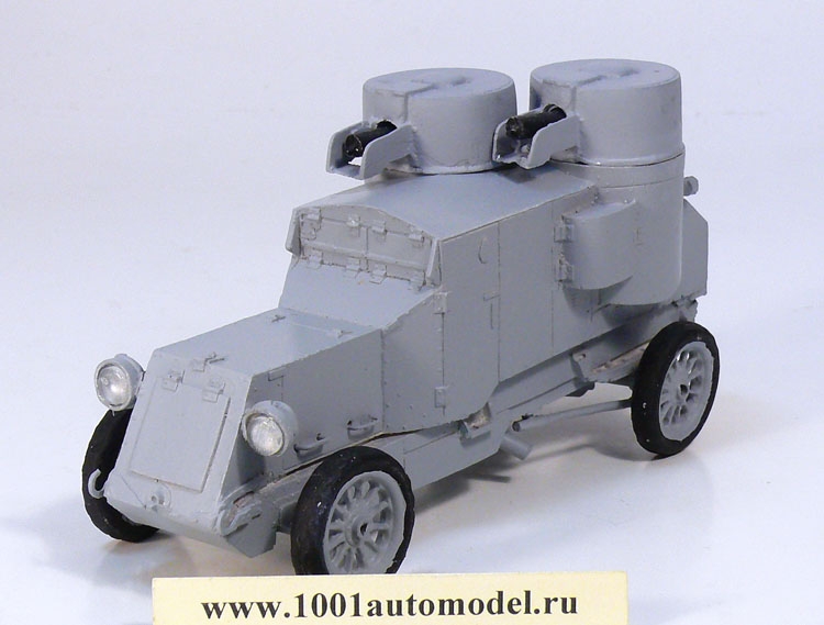 БА-Остин-Путиловец  Производитель: Мастер Шилов М.
Масштаб: 1:43
Материал: смола+металл
Ручная работа