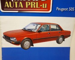 журнал "Kultowe Auta PRL-u" -Peugeot 505- вып.№159 (без модели)