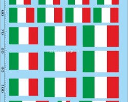 Декаль Flags Italy