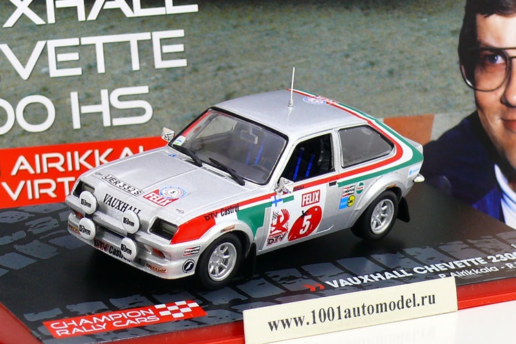 Vauxhall Chevette 2300 HS P.Airikkala-R/Virtanen 1978 1000 Lakes Rally Производитель: IXOМасштаб: 1:43Артикул: CRC24Материал: металл