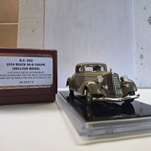 1934 Buick 96-S Coupe (комиссия) BC002(R)(k102)