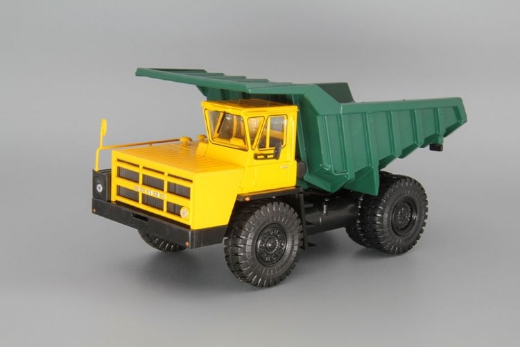 БелАЗ-7522 карьерный самосвал (желтый/зеленый) H0032