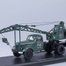 Автокран ЛАЗ-690 (шасси ЗИЛ-164) зеленый - Автокран ЛАЗ-690 (шасси ЗИЛ-164) зеленый