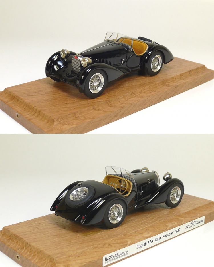 412M_sr.jpg Bugatti Type 37A Hanni 1931 HM maquettes automobiles. art.412M. Limited Edition 200 pcs
