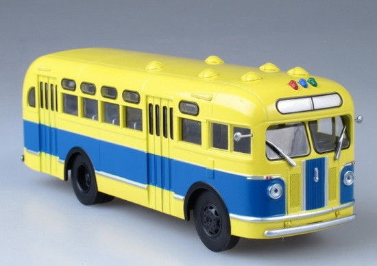 ЗиС-155 автобус 1949 г. (сине-желтый) (комиссия) 100176blue(k134)