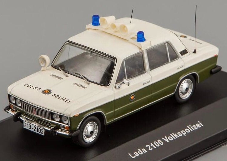 Lada-2106 Volkspolizei (Народная полиция ГДР) 1981 (комиссия) Lada-2106 Volkspolizei (Народная полиция ГДР) 1981 (комиссия) MCGG43013(k169)