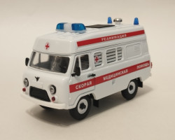 УАЗ-39099 скорая медицинская помощь -Реанимация- (высокая крыша) (пластик)