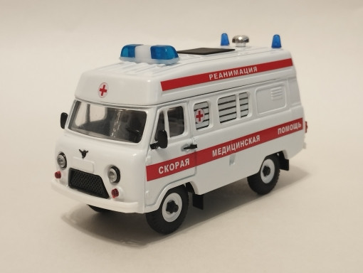 УАЗ-39099 скорая медицинская помощь -Реанимация- (высокая крыша) (пластик) TTP065-8