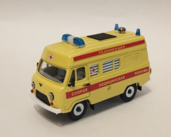 УАЗ-39099 скорая медицинская помощь -Реанимация- (высокая крыша) (пластик)