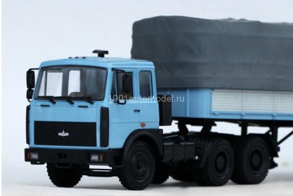 МАЗ-64221 седельный тягач 1989-91 гг. (голубой) H798