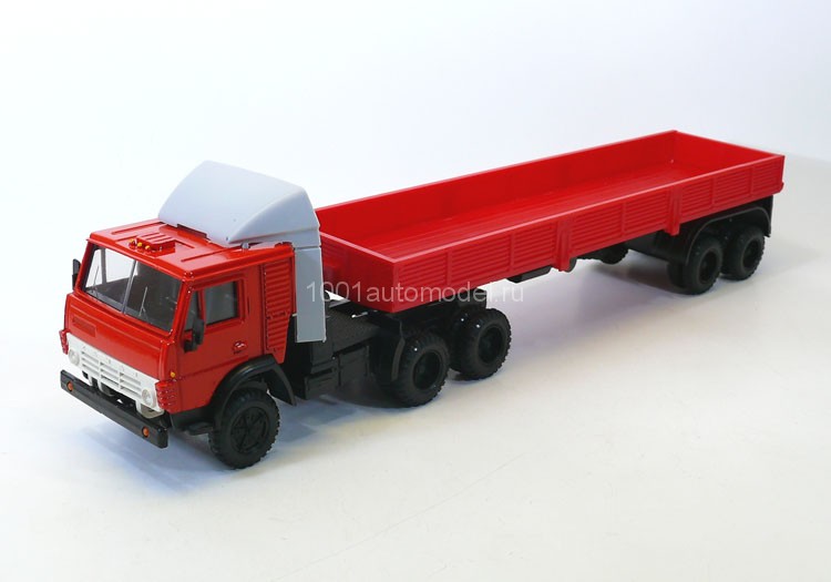 КамАЗ-5410 с полуприцепом (красный, с обтекателем) E5410-7